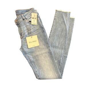 NWT DL1961 Chloe Skinny Light Wash Denim Jeans, Girls Size 16